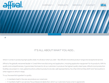 Tablet Screenshot of affival.com